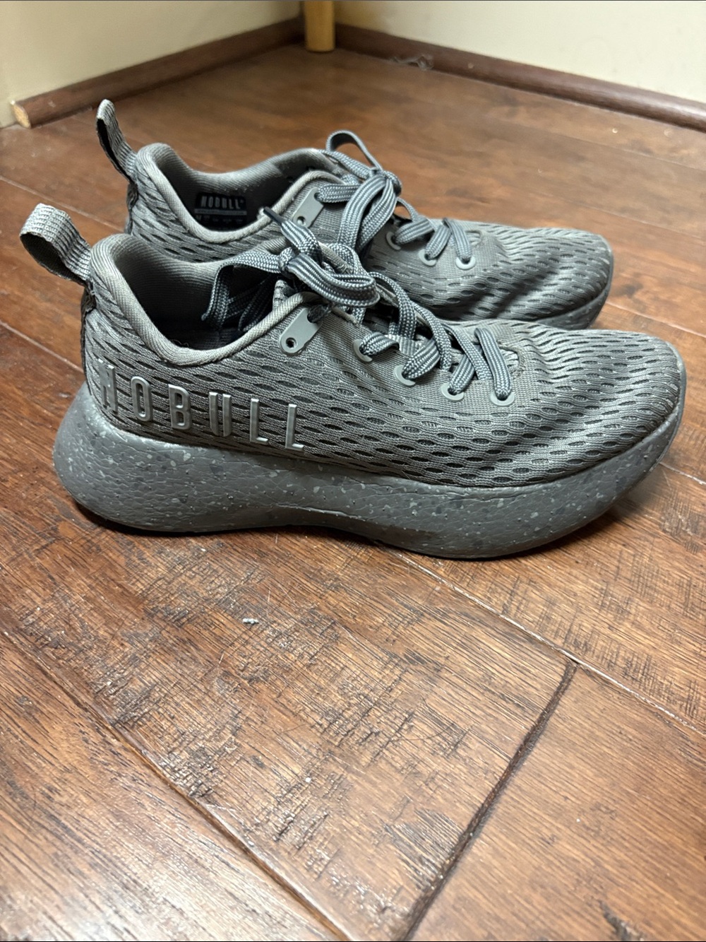 NOBULL Journey Women's shoes - Charcoal Grey w/ flecks of grey and blk on soles